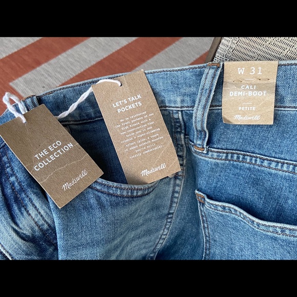 NWT Madewell Cali Demi-Boot Jeans Size 31P - Picture 5 of 7